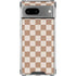 Neutral Checkered Google Pixel 8 Clear Case